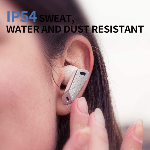 Écouteurs boutons 100 % sans fil NB2 Pro d’Edifier - 6 micros - suppression du bruit - Écouteurs Bluetooth - USB-C - Ivoire