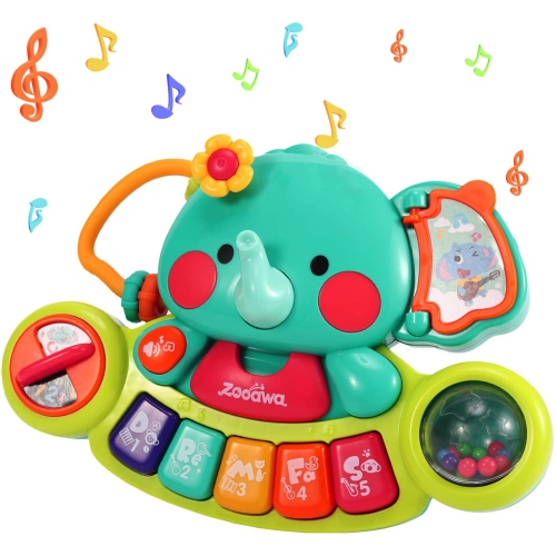 Zooawa Bebe Piano Jouet 6 12 Mois Elephant Musique Bebe Jouets Allument Educatif Piano Clavier Jouets Pour Bebes Elephant Clavier Piano Jouet Axgear Best Buy Canada