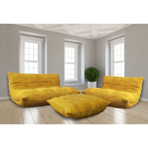 JannahStudios THEODORA contemporary ergonomic quilted luxury living room sofa - Only for Urban Ontario and Quebec