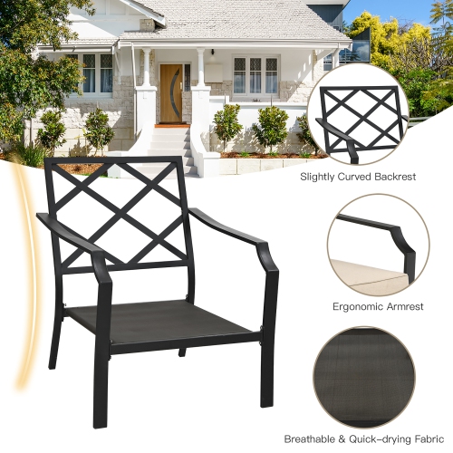 Costway 4 PCS Patio Furniture Set Cushion Sofa Loveseat Sectional Garden Deck Poolside