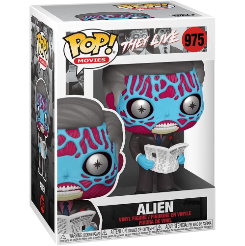 FUNKO  Pop Movies They Live 3.75 Inch Action Figure - Alien #975