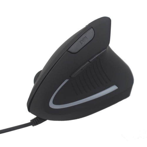 SAVEONMANY  Wired Ergonomic Vertical Mouse, Right-Handed Use In Black