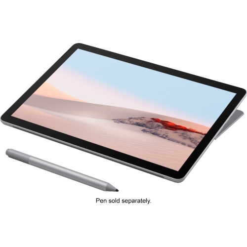 Refurbished - Microsoft Surface Go 2 10.5" (Intel Core M3 8100y / 4GB RAM / 64GB eMMC) Platinum - US QWERTY Keyboard
