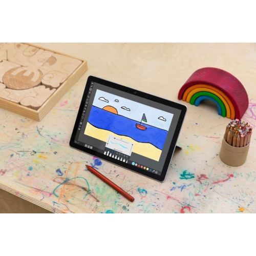 Refurbished - Microsoft Surface Go 2 10.5" (Intel Core M3 8100y / 4GB RAM / 64GB eMMC) Platinum - US QWERTY Keyboard