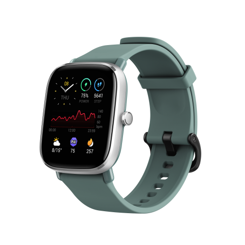 Amazfit GTS 2 Mini Fitness Smart Watch Alexa Built-In, Super-Light Thin  Design, SpO2 Level Measurement, 14-Days Battery Life, 70+ Sports Modes,  Heart Rate, Sleep, Stress Level Monitoring, Green | Best Buy Canada