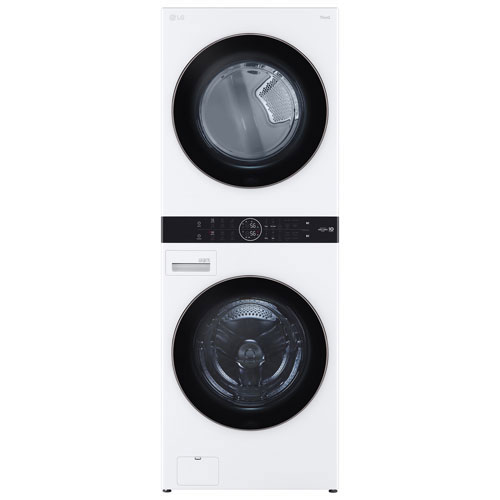 LG WashTower Electric Washer & Dryer Laundry Centre - White - Open Box - Scratch & Dent