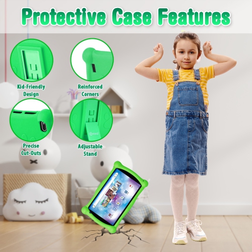 Contixo V10 Kids Tablet, 7" Inch HD, Wi-Fi , Educational Apps Pre-Installed, Parental Control - Android 11, 16GB, Learning Tablet for Kids Ages 3-7