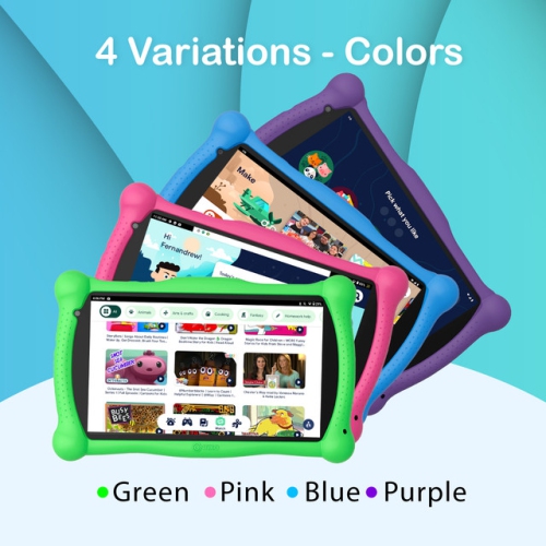 Contixo V10 Kids Tablet, 7" Inch HD, Wi-Fi , Educational Apps Pre-Installed, Parental Control - Android 11, 16GB, Learning Tablet for Kids Ages 3-7