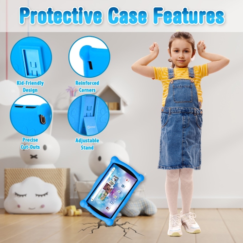 Contixo Kids 7" Tablet V10, Ages 3-7, Toddler Tablet with Camera, Parental Control -32GB, Learning Tablet for Children with Teacher's Approved Apps,