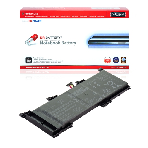 DR. BATTERIE - Remplacement pour Asus ROG GL502VT-1B / GL502VT-BSI7N27 / GL502VY / GL502VY-1A / 0B200-01940100 / C41N1531 [15.2V / 4120mAh / 62Wh]