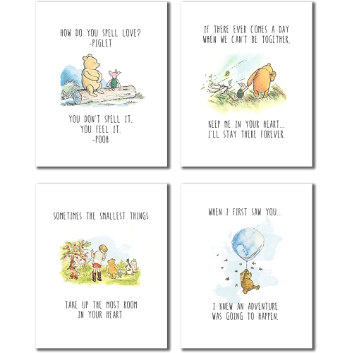 WONDERCLUB  Winnie The Pooh Classic Art Prints