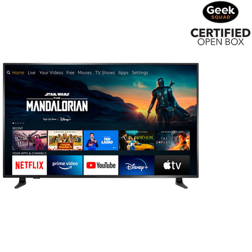Open Box - Insignia 58" 4K UHD HDR LCD Smart TV -Fire TV Edition -2021 -Only at Best Buy