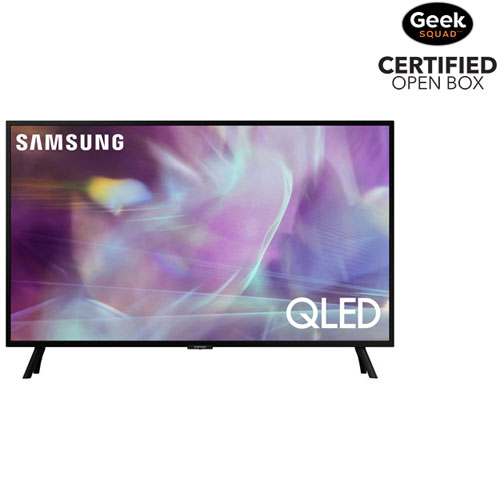 Open Box - Samsung 32" 4K UHD HDR QLED Tizen Smart TV (QN32Q60AAFXZC) - 2021 - Titan Grey