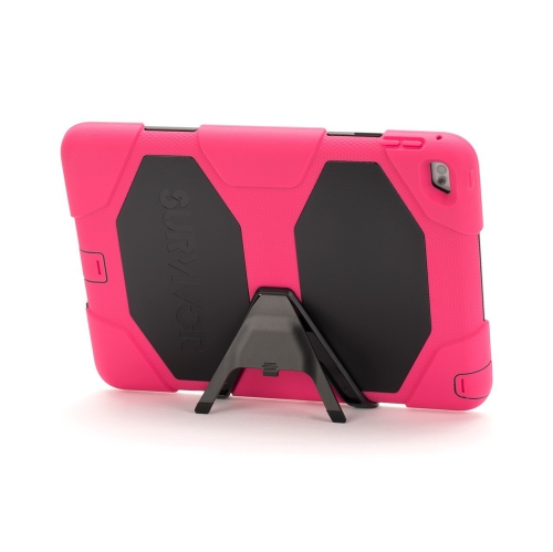 GLOW ACCESSORIES  Apple Ipad 8Th & 9Th Gen (10.2") Rugged Case | Anti Shock| Built In Screen Protector| With Apple Pencil Holder| In Pink