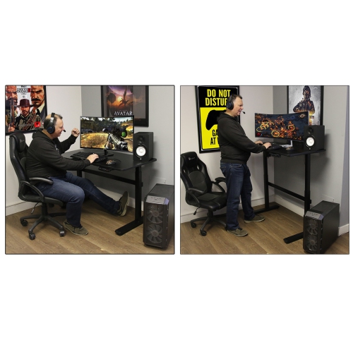 Boost Industries GD-46M 46" Height Adjustable Gaming Desk Solution