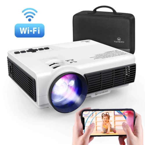 Bundle - Vankyo Leisure 3W PRO Native 720P Wireless Mini Projector with Tripod