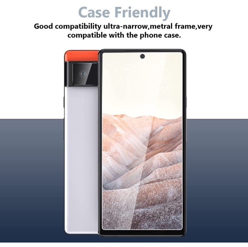 KeeGuard Screen Protector for Google Pixel 6 Pro Tempered Glass, [Bubble Free] [9H Hardness] [Full Coverage Curved ], Tempered Glass Film for Google