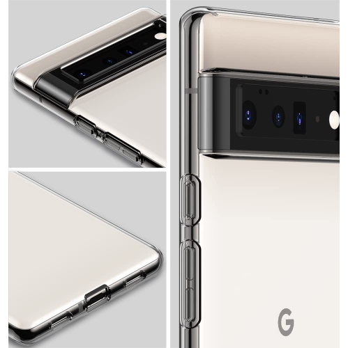 Google Pixel 6 Pro Case, KeeGuard Ultra [Slim Thin] Scratch Resistant TPU Rubber Soft Silicone Protective Crystal Clear Case Cover for Google Pixel 6