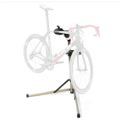 Techshark bicycle repair stand with tool tray for bike repair and storage