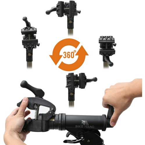 Techshark bicycle repair stand with tool tray for bike repair and storage