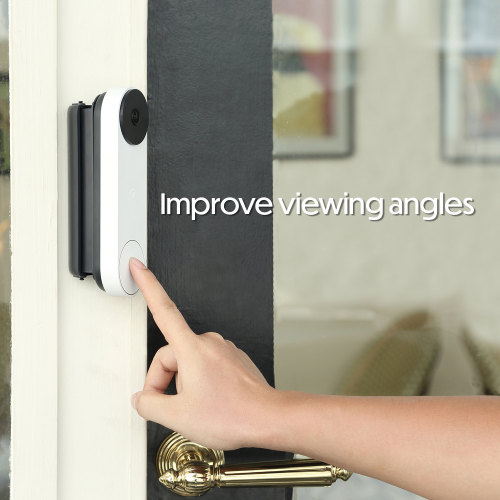 Wasserstein Horizontal Adjustable Mount For Google Nest Doorbell - Made for Google Nest
