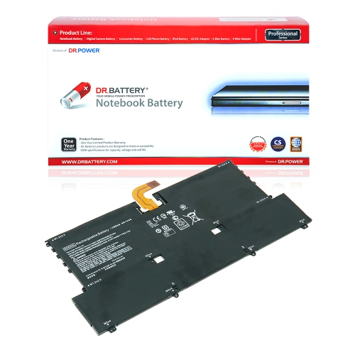 DR. BATTERY - Replacement for HP Spectre 13-v007ur / 13-v008tu / 13-v009tu / 13-v010ca / 843534-121 / 843534-1C1 / 844199-850 [7.7V / 4772mAh / 38Wh]