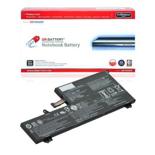 DR. BATTERY  - Replacement for Lenovo Yoga 720-15Ikb 80X7001Bmb / 80X7001Cmb / 80X7001Dmb / L16C6PC1 / L16M6PC1 / 5B10M53743 [11.52V / 6064Mah/ 70Wh]