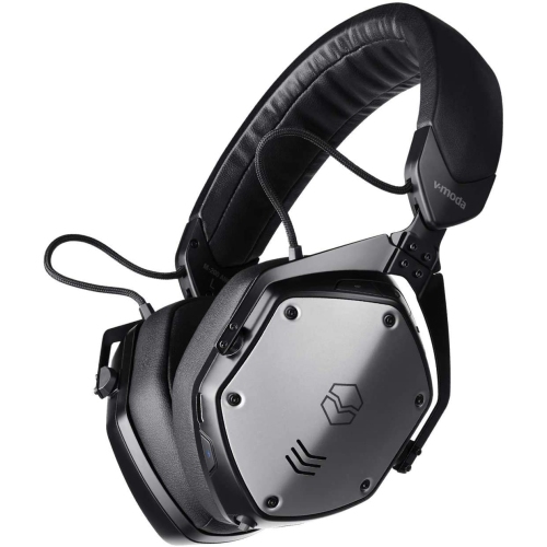 V-MODA M-200 ANC Noise Cancelling Wireless Bluetooth Over-Ear Headphones with Mic for Phone-Call (M-200BTA-BK)