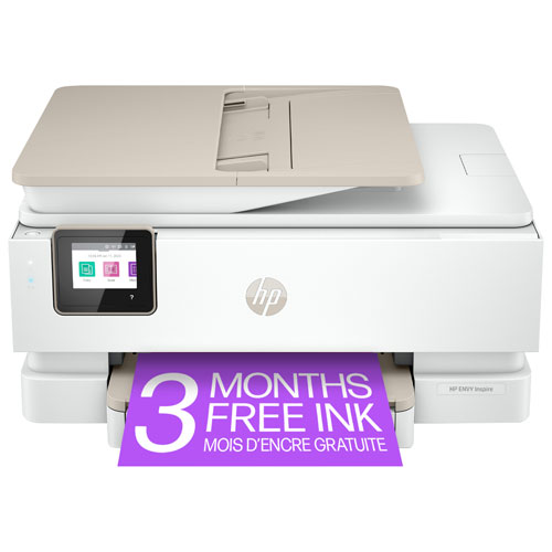 Imprimante à jet d'encre tout-en-un sans fil ENVY Inspire 7955e de HP - Essai de 3 mois de Instant Ink de HP inclus