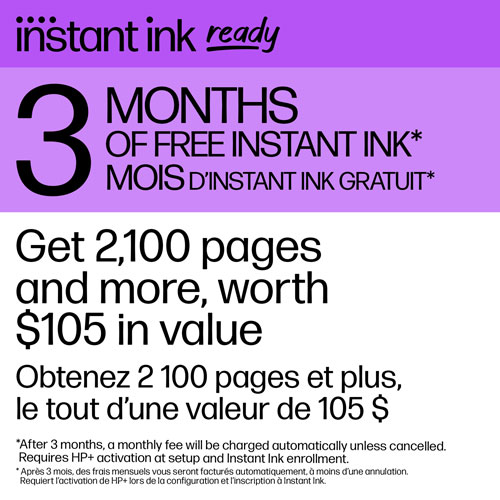 HP ENVY Inspire 7955e Wireless All-In-One Inkjet Printer - HP Instant Ink 3-Month Free Trial Included*