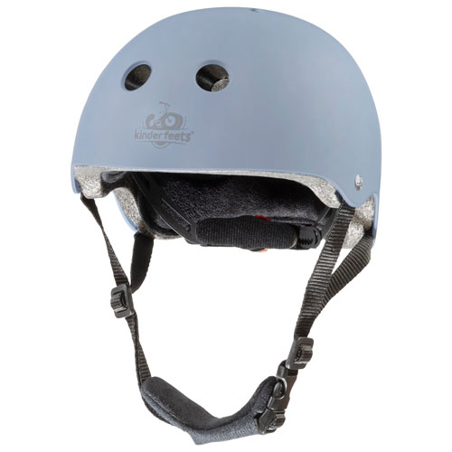Kinderfeets Toddler Bicycle Helmet with Adjustable Fit Dial - Matte Slate Blue