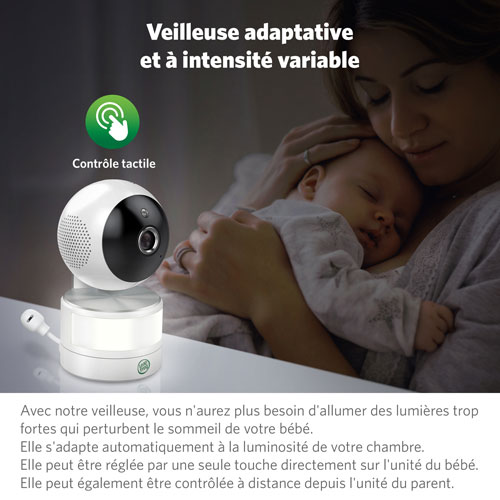 LeapFrog 5" Video Baby Monitor w/ Colour Night Vision, Zoom/Pan/Tilt, & 2-Way Audio