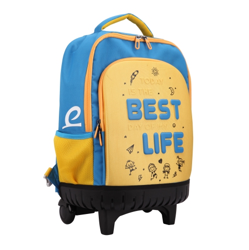 TROCHI-BESTLIFE SCHOOL TROLLEY BACKPACK GARDEN COLLECTION 02