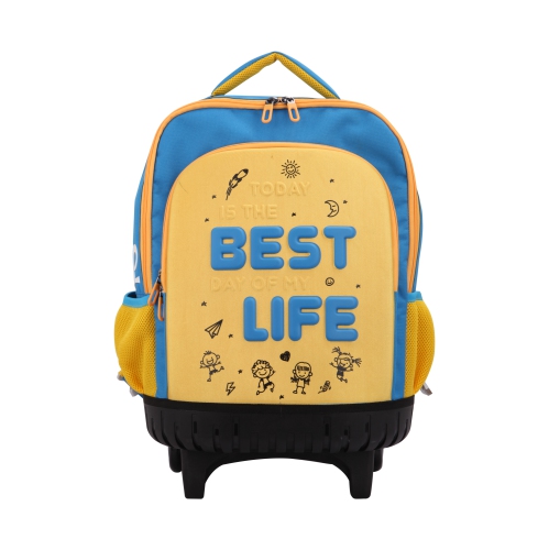 TROCHI-BESTLIFE SCHOOL TROLLEY BACKPACK GARDEN COLLECTION 02