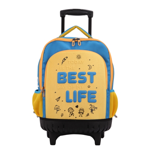 TROCHI-BESTLIFE SCHOOL TROLLEY BACKPACK GARDEN COLLECTION 02