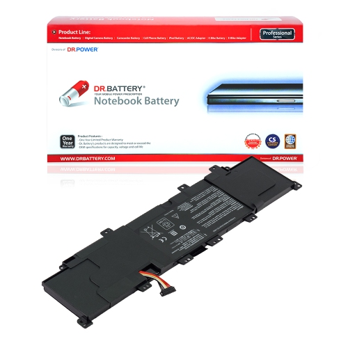 DR. BATTERY Replacement for Asus VivoBook S400CA-DB51T S400CA-DB71T S400CA-DH51T S400CA-DS31T C31-X402 [11.1V / 39Wh] **Free Shipping**