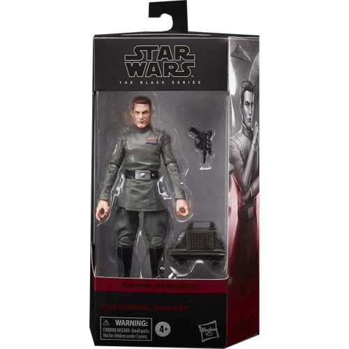 Star Wars The Black Series The Bad Batch 6 Inch Action Figure Box Art Exclusive - Vice Admiral Rampart