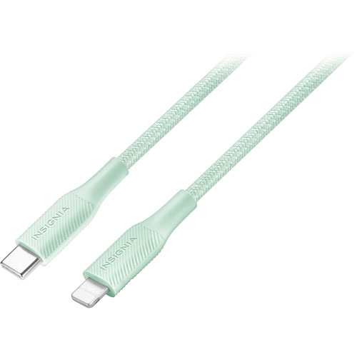Insignia 1.5m (5 ft.) USB-C to Lightning Cable - Green