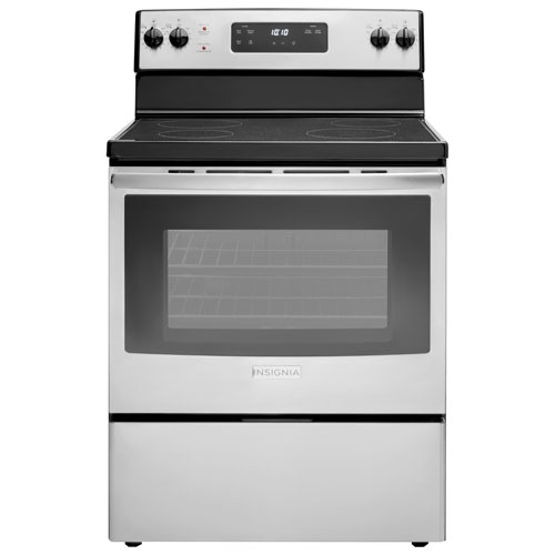 Insignia 30" 5.0 Cu. Ft. Freestanding Electric Range - Stainless Steel
