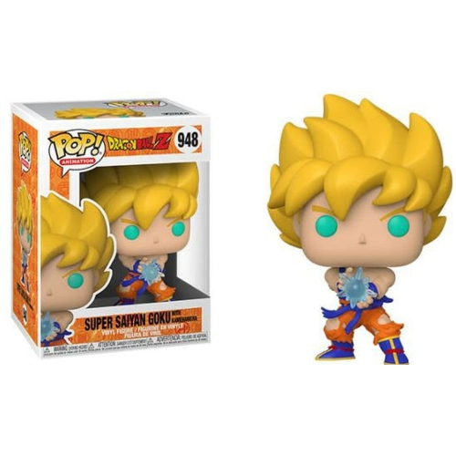 POP  Animation Dragonball Z 3.75 Inch Action Figure - Super Saiyan Goku With Kamehameha Wave #948
