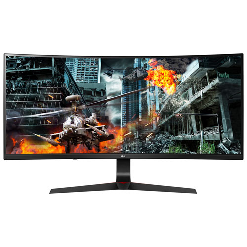LG UltraGear 34" Ultrawide FHD 144Hz 5ms GTG Curved IPS HDR10 LED Gaming Monitor - Black