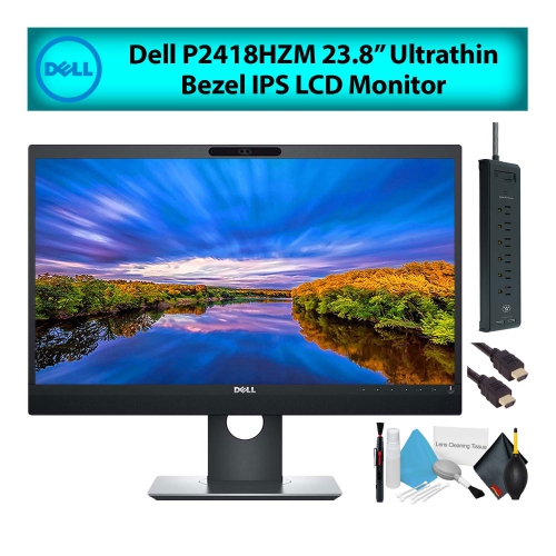 Dell 24" Ultrathin IPS LCD Computer Monitor Deluxe Bundle