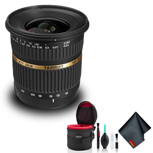 Tamron SP AF 10-24mm f / 3.5-4.5 DI II Zoom Lens for Sony DSLR Cameras -  Deluxe Bundle