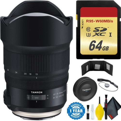 Tamron SP 15-30mm f/2.8 Di VC USD G2 Lens for Nikon F + Memory