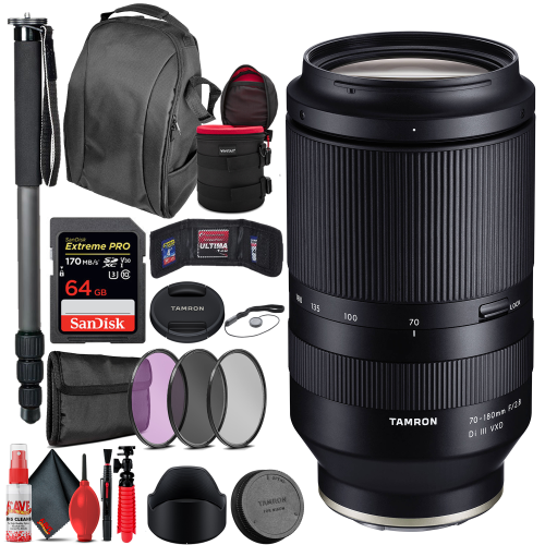 Tamron 70-180mm f/2.8 Di III VXD Lens for Sony E + Travel