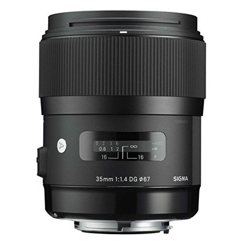 Sigma 340306 35mm F1.4 DG HSM Lens for Nikon - International Version (No Warranty)