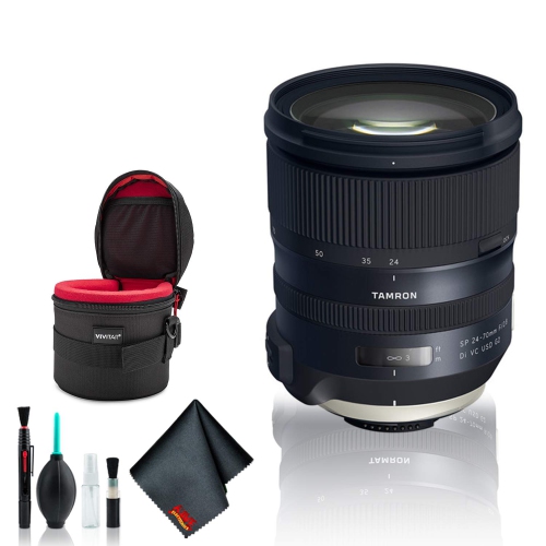 TAMRON  Sp 24-70MM F/2.8 Di Vc Usd G2 Lens for Nikon F - Deluxe Bundle