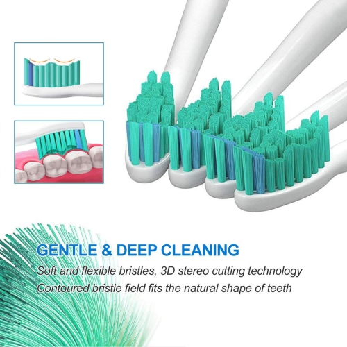4 Pack Replacement Toothbrush Heads Compatible Philips Philips Sonicare Sensitive Replacement Toothbrush Heads For Sensitive Teeth