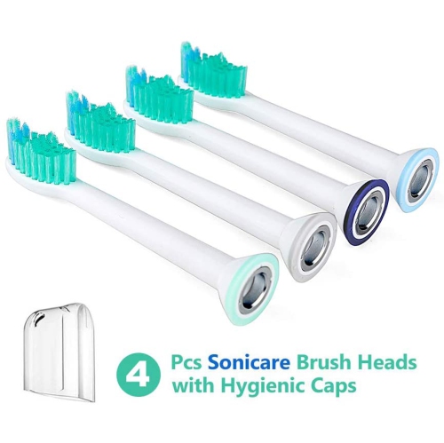 4 Pack Replacement Toothbrush Heads Compatible Philips Philips Sonicare Sensitive Replacement Toothbrush Heads For Sensitive Teeth