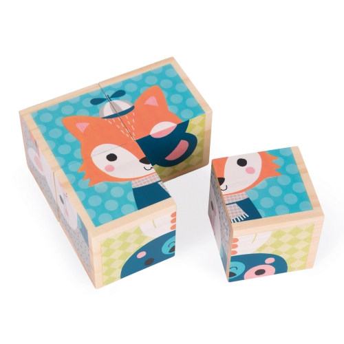 JANOD  My First Wood Block Set - Baby Animals